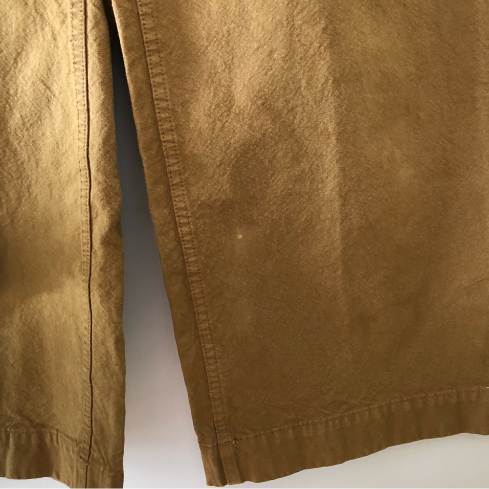 SOLD Jesse Kamm Sailor Canvas Pants Sz XL Wide Leg High Waisted - Picture 8 of 9